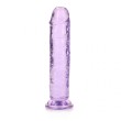 REALROCK 20 CM STRAIGHT DILDO - PURPLE REALROCK 20 CM STRAIGHT DILDO - PURPLE
